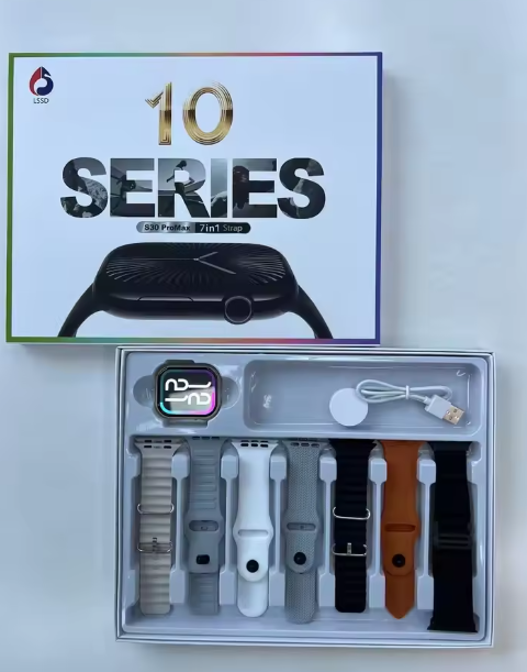 SMARTWATCH S30 PRO MAX SERIE 10 7 CORREAS