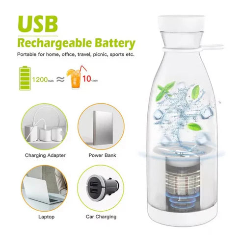 MINI VASO LICUADORA PORTÁTIL ROSA🥛