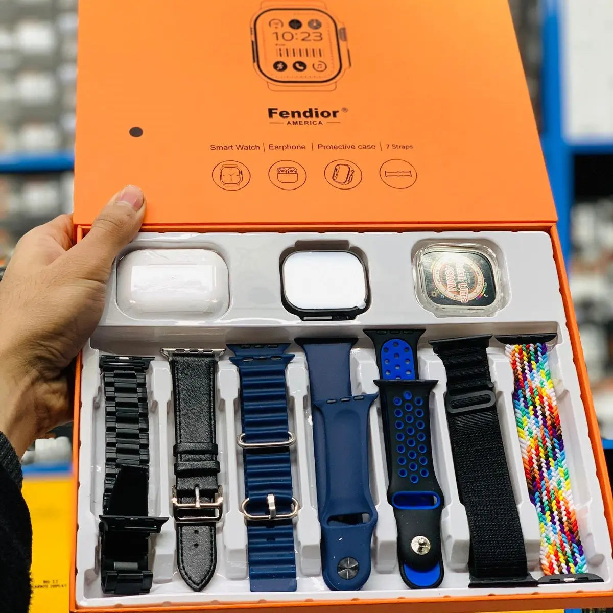 COMBO S300 ULTRA 10 EN 1 SMARTWATCH , AUDIFONOS , FUNDA , 7 CORREAS 🤯
