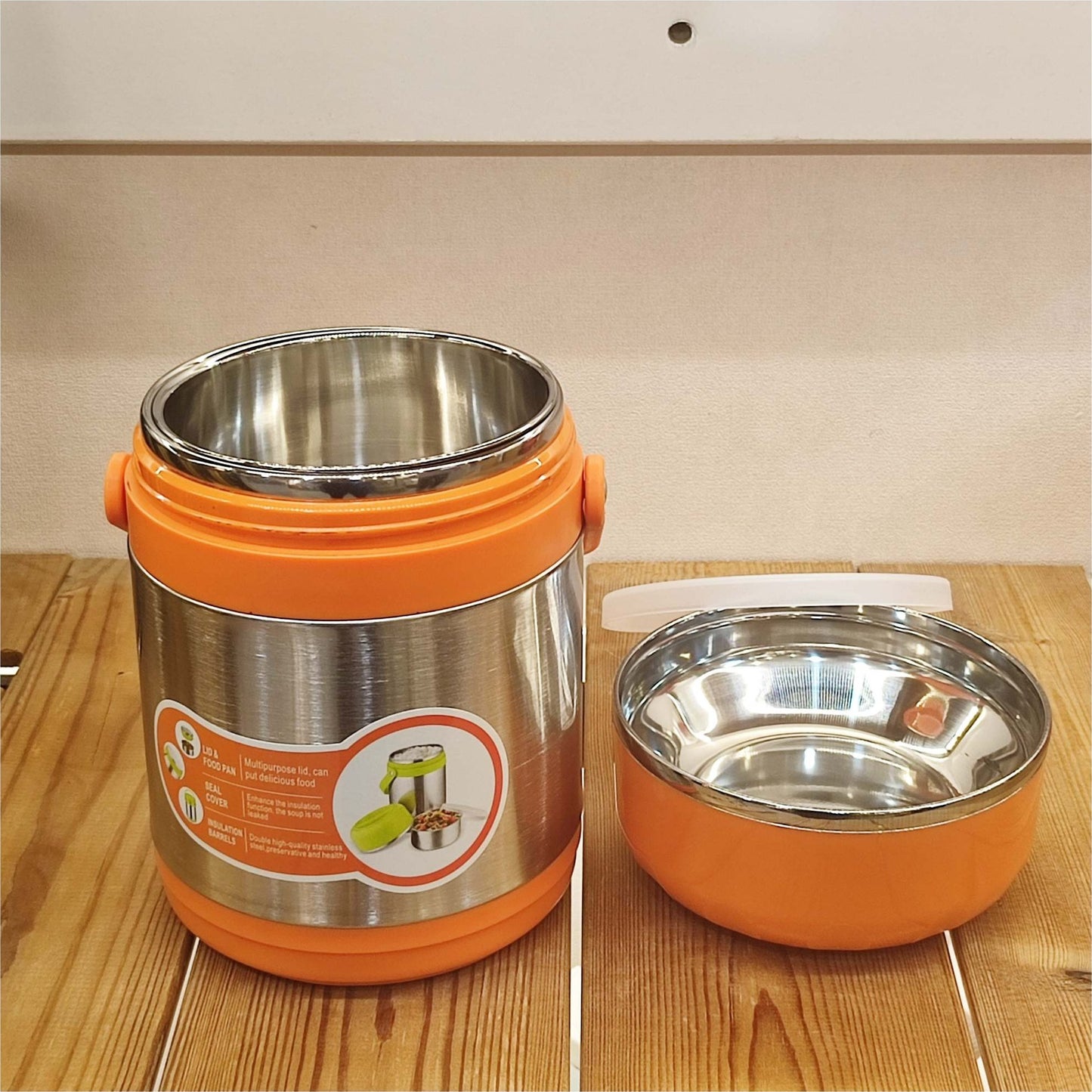 LONCHERA TERMICA DE ACERO INOXIDABLE