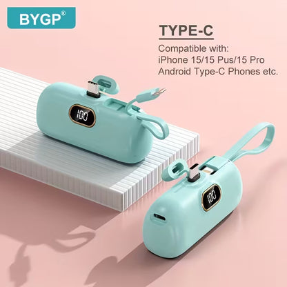 POWER BANK MINI CON PANTALLA DIGITAL LED