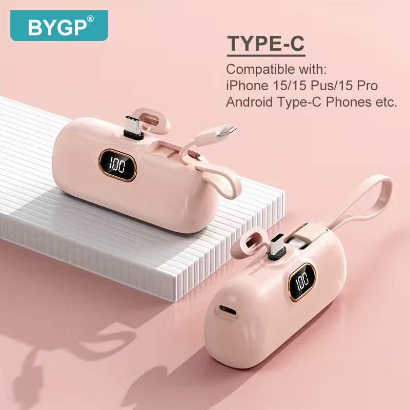 POWER BANK MINI CON PANTALLA DIGITAL LED