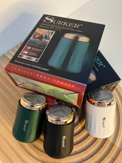 MINI AFEITADORA ELÉCTRICA RECARGABLE DE BOLSILLO SURKER