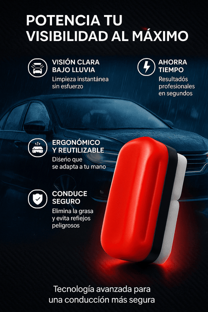 CEPILLO LIMPIADOR DE VIDRIO ANTIEMPAÑANTE 2X1