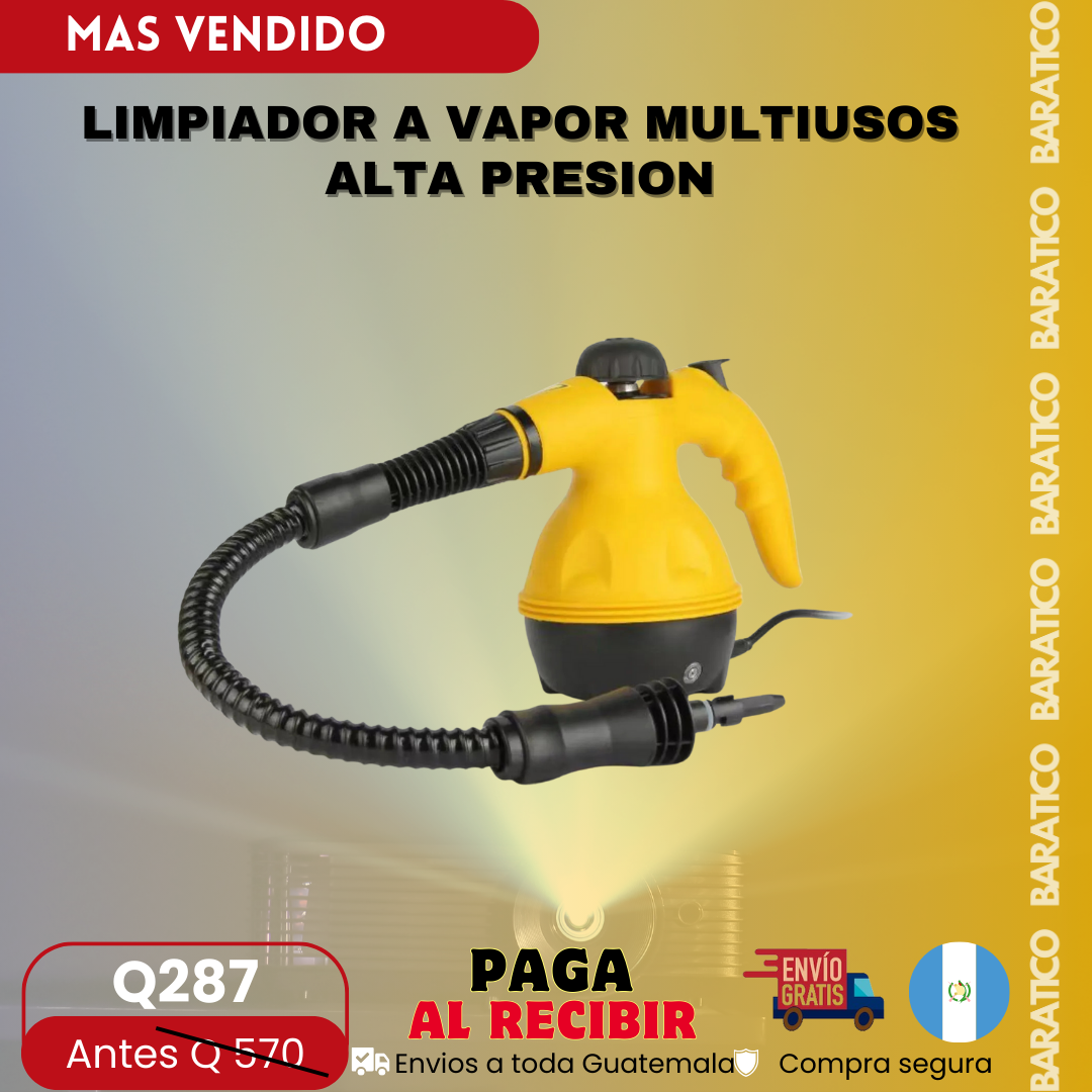 LIMPIADOR A VAPOR MULTIUSOS ALTA PRESION