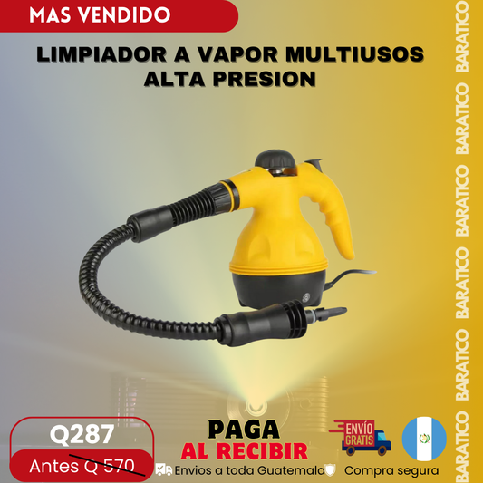 LIMPIADOR A VAPOR MULTIUSOS ALTA PRESION
