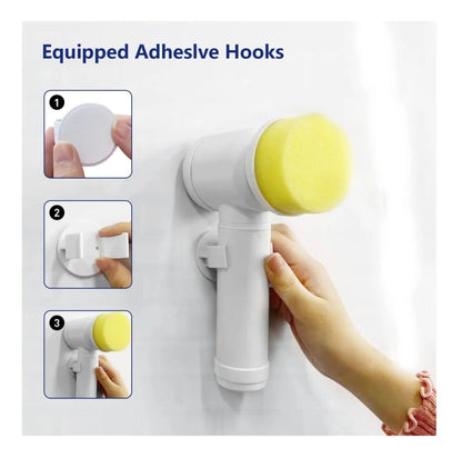 CEPILLO ELÉCTRICO LIMPIEZA 5 EN 1 RECARGABLE  🫧