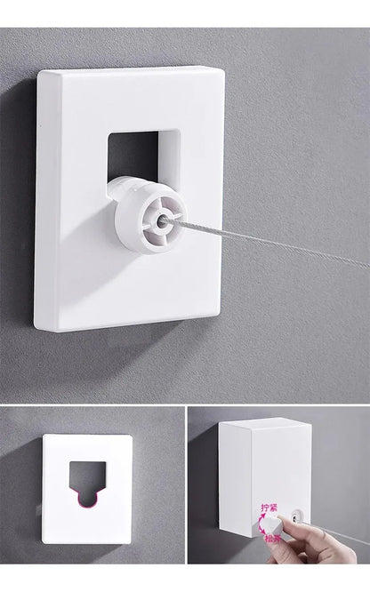 TENDEDERO CUERDA RETRÁCTIL PARA ROPA