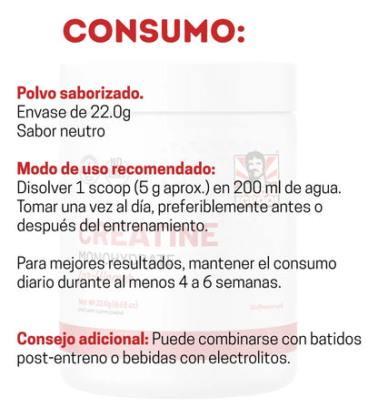 CREATINA MONOHIDRATADA FOR WOMEN X 240g