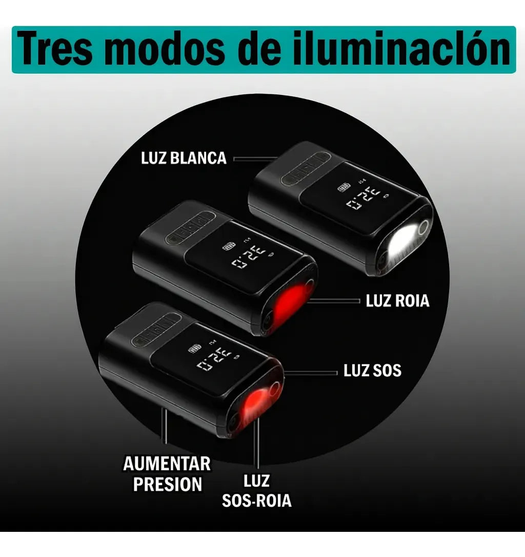 MINI COMPRESOR DE AIRE PORTATIL