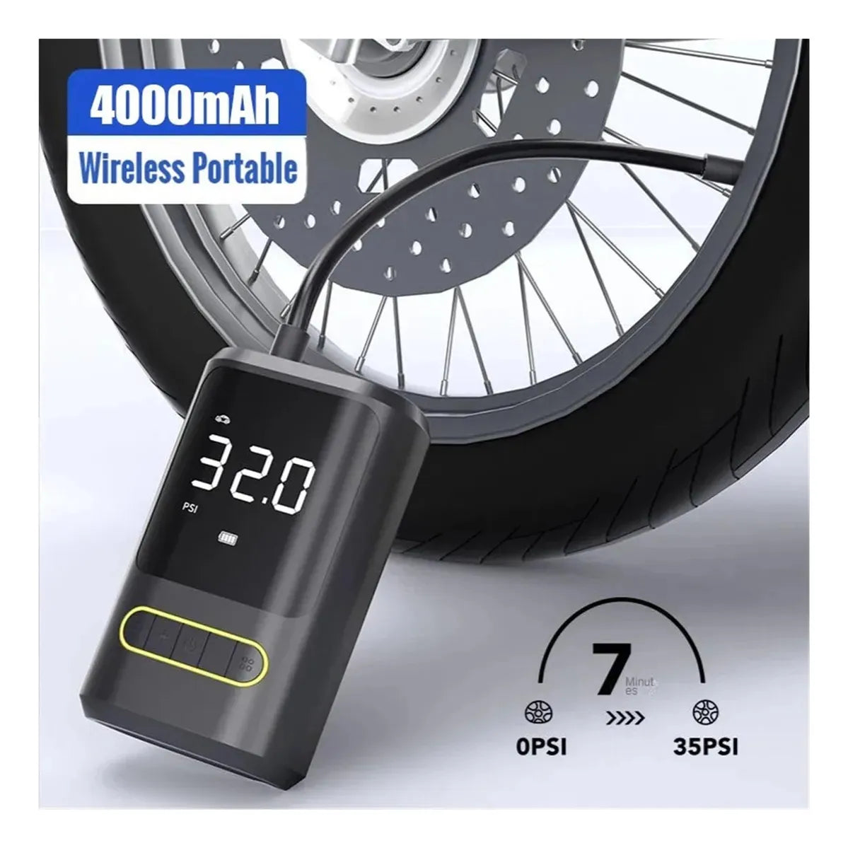 MINI COMPRESOR DE AIRE PORTATIL