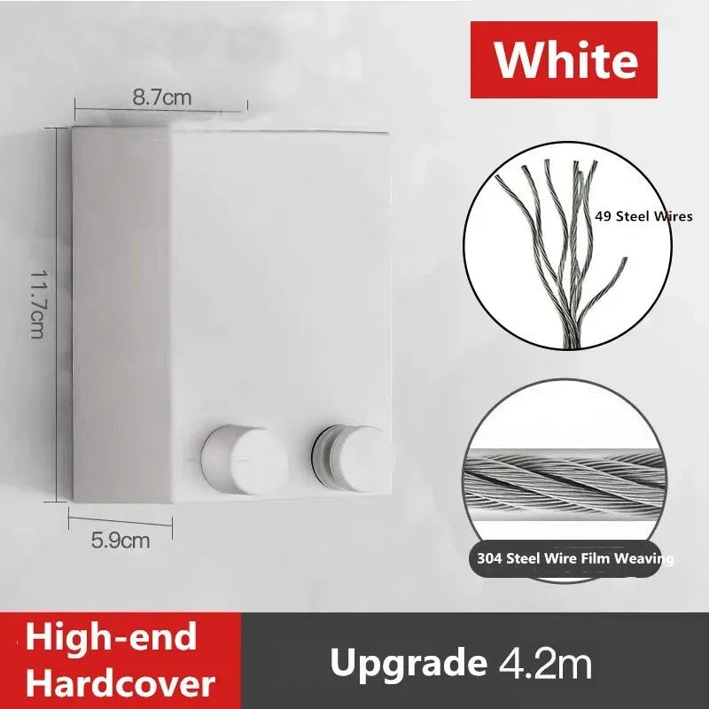 TENDEDERO CUERDA RETRÁCTIL PARA ROPA