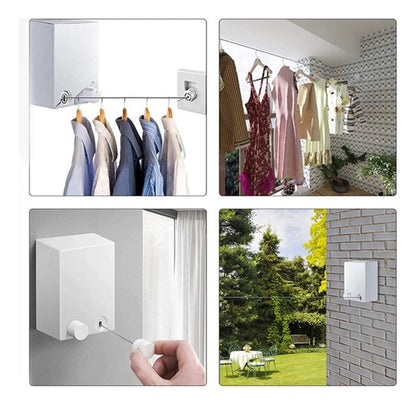 TENDEDERO CUERDA RETRÁCTIL PARA ROPA