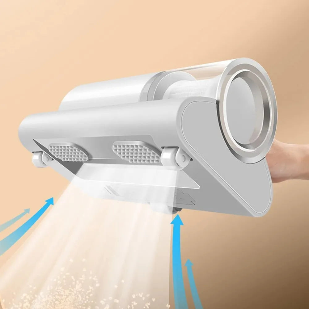 ASPIRADORA DE POLVO Y ELIMINADOR DE ACAROS PORTÁTIL LUZ UV