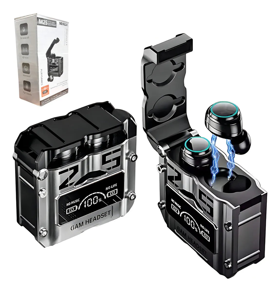 AURICULARES INALAMBRICOS/ POWER BANK M25🔥