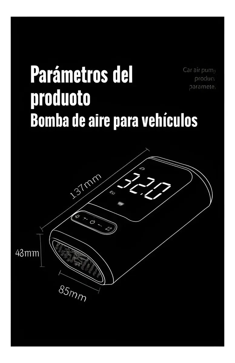 MINI COMPRESOR DE AIRE PORTATIL