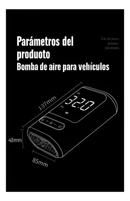 MINI COMPRESOR DE AIRE PORTATIL