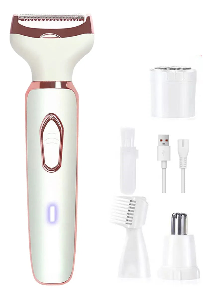 DEPILADORA ELECTRICA 4 EN 1 😍 RECARGABLE INALAMBRICA