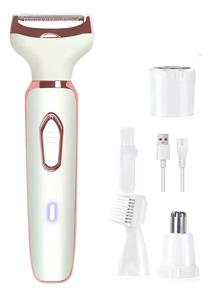 DEPILADORA ELECTRICA 4 EN 1 😍 RECARGABLE INALAMBRICA