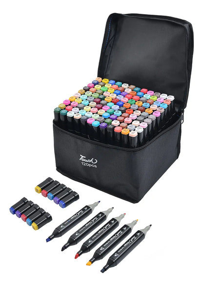 SET DE MARCADORES 120 PIEZAS 🎨