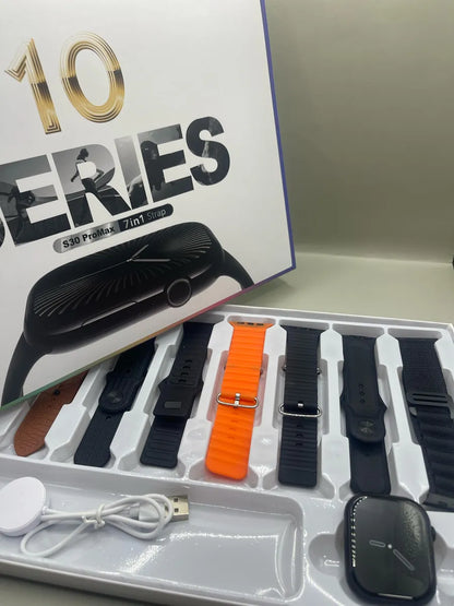 SMARTWATCH S30 PRO MAX SERIE 10 7 CORREAS