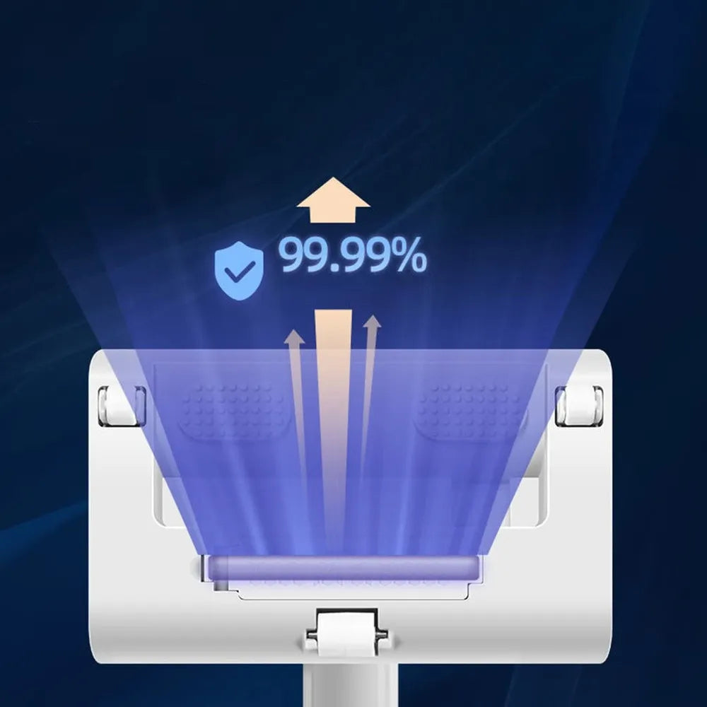 ASPIRADORA DE POLVO Y ELIMINADOR DE ACAROS PORTÁTIL LUZ UV