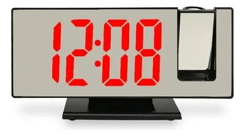 RELOJ DESPERTADOR ESPEJO PROYECTOR DS