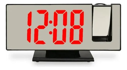 RELOJ DESPERTADOR ESPEJO PROYECTOR DS