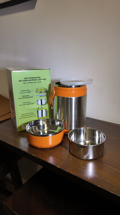 LONCHERA TERMICA DE ACERO INOXIDABLE