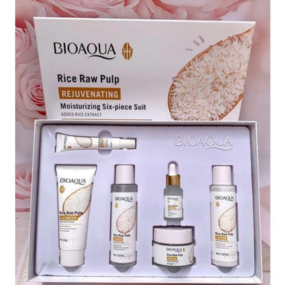 KIT FACIAL LINEA DE ARROZ BIOAQUA