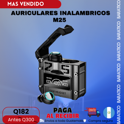 AURICULARES INALAMBRICOS/ POWER BANK M25🔥
