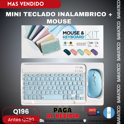 MINI TECLADO INALAMBRICO + MOUSE
