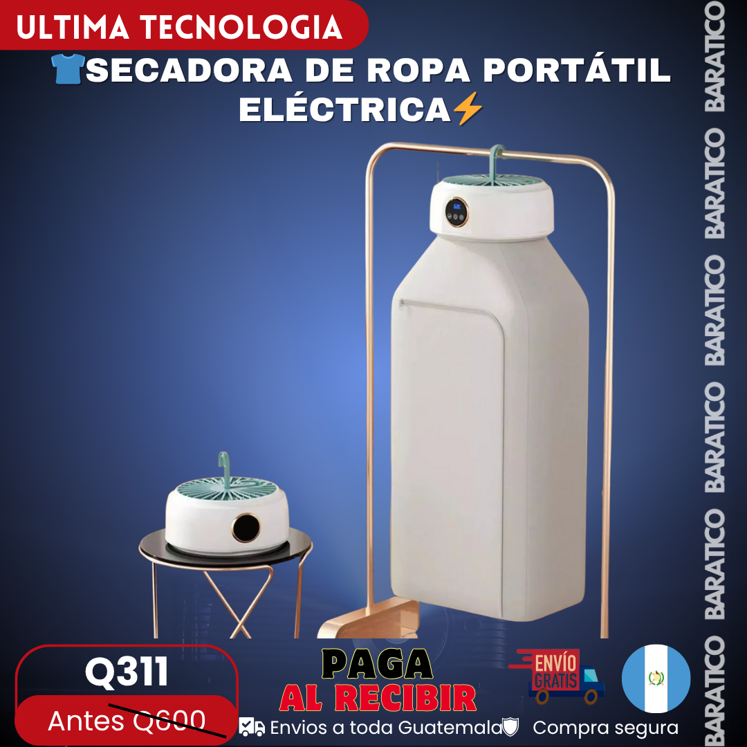 👕SECADORA DE ROPA PORTÁTIL ELÉCTRICA⚡