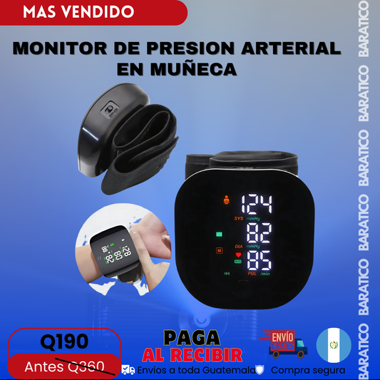 MONITOR DE PRESION ARTERIAL EN MUÑECA