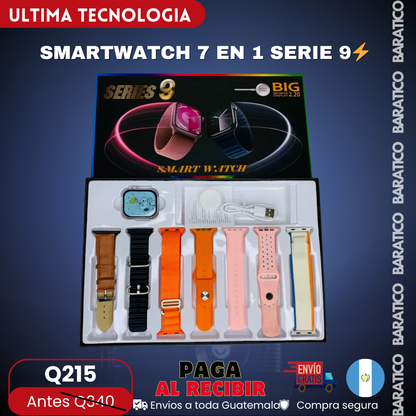 SMARTWATCH 7 EN 1 SERIE 9 🔥
