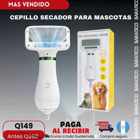 CEPILLO SECADOR PARA MASCOTAS
