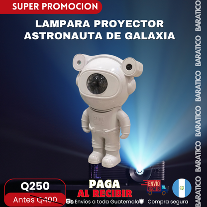 Lampara Proyector Astronauta De Galaxia