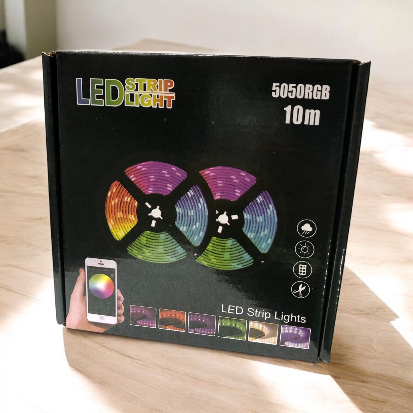 TIRA LED 10 METROS CON CONTROL REMOTO🎉