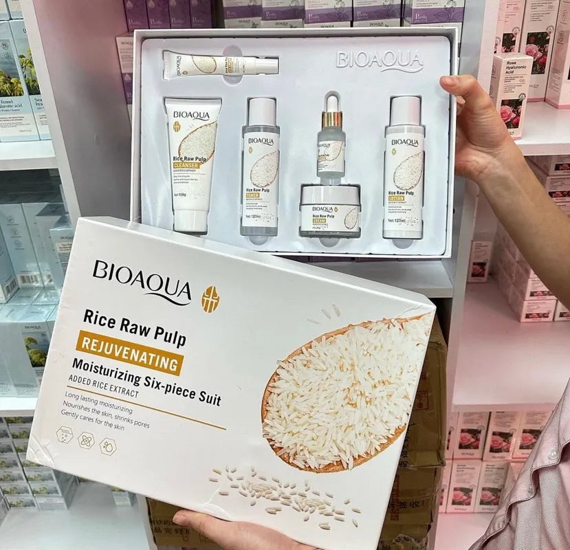 KIT FACIAL LINEA DE ARROZ BIOAQUA