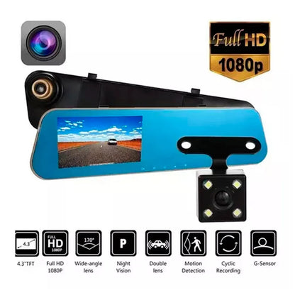 Espejo Retrovisor Doble Camara