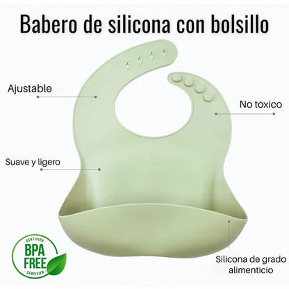 KIT DE ALIMENTACIÓN DE SILICONA PARA BEBÉS